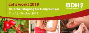 ﻿Let´s work 2019 18. Arbeitstagung für Heilpraktiker @ Wissenschaftspark Gelsenkirchen,